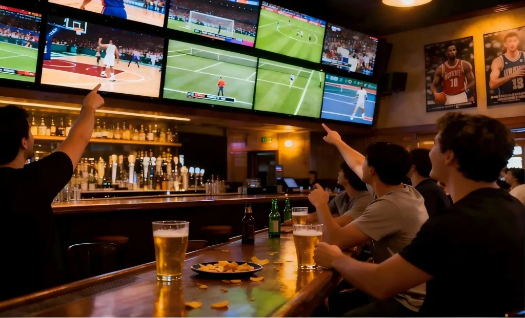 Sports Bar Atmosphere