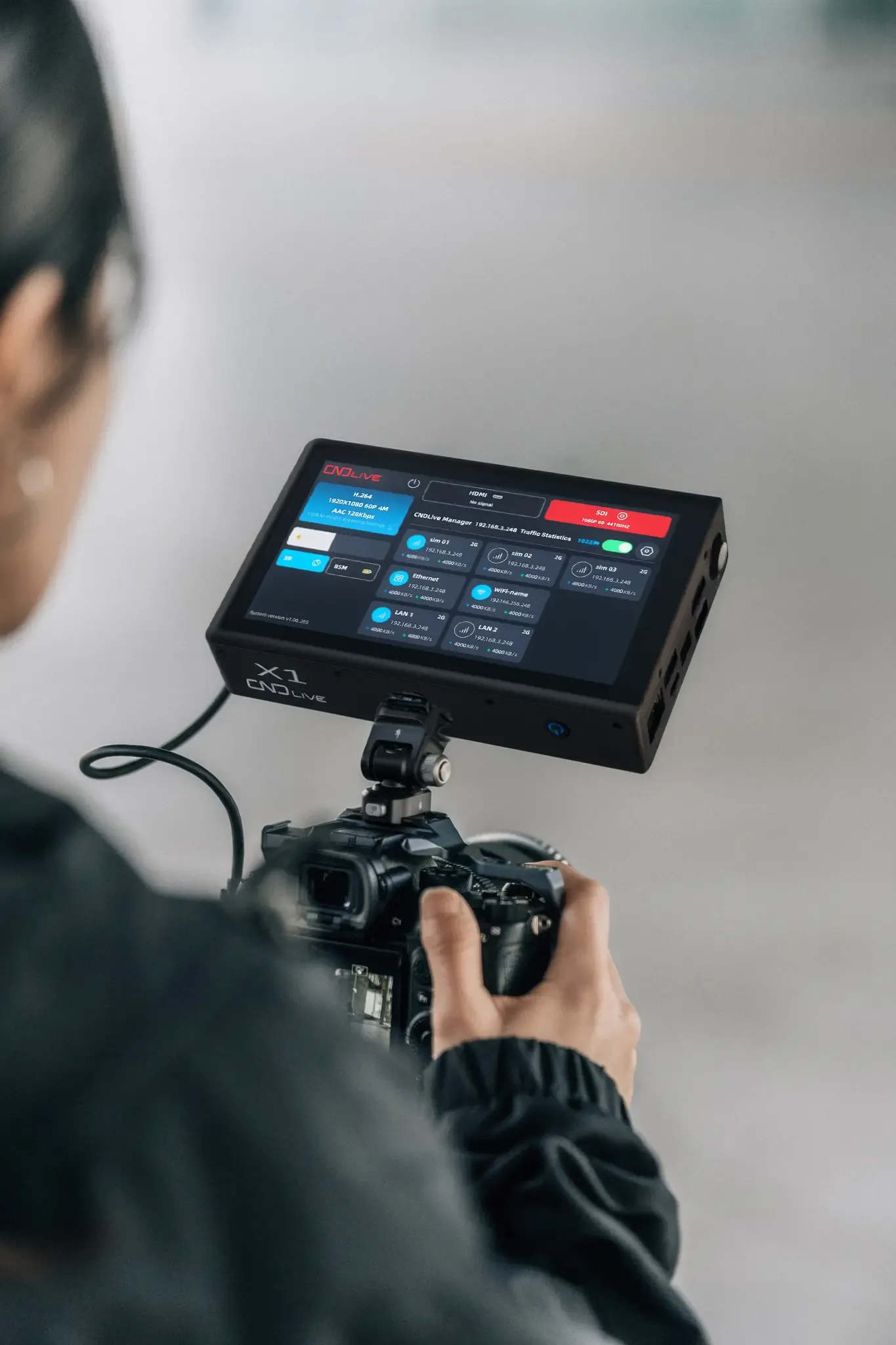 CNDLive X1 for Religious Event Streaming in Poor Network Areas