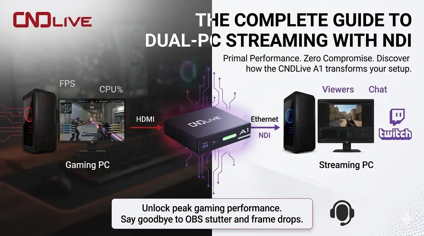 How to Set Up Game Streaming on PC: The Complete Guide to Dual-PC Streaming with NDI