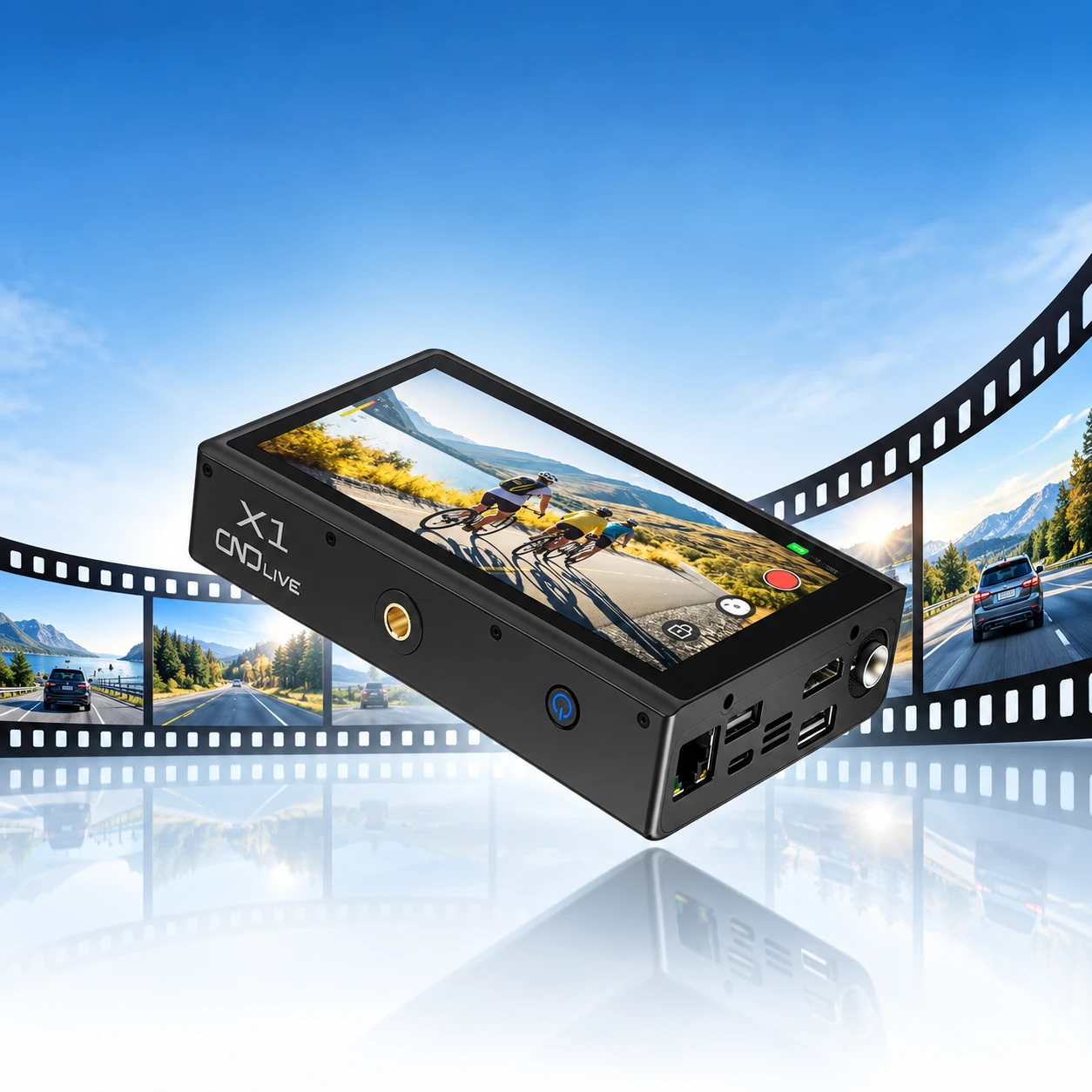 X1 encoder recording locally to TF card or USB storage