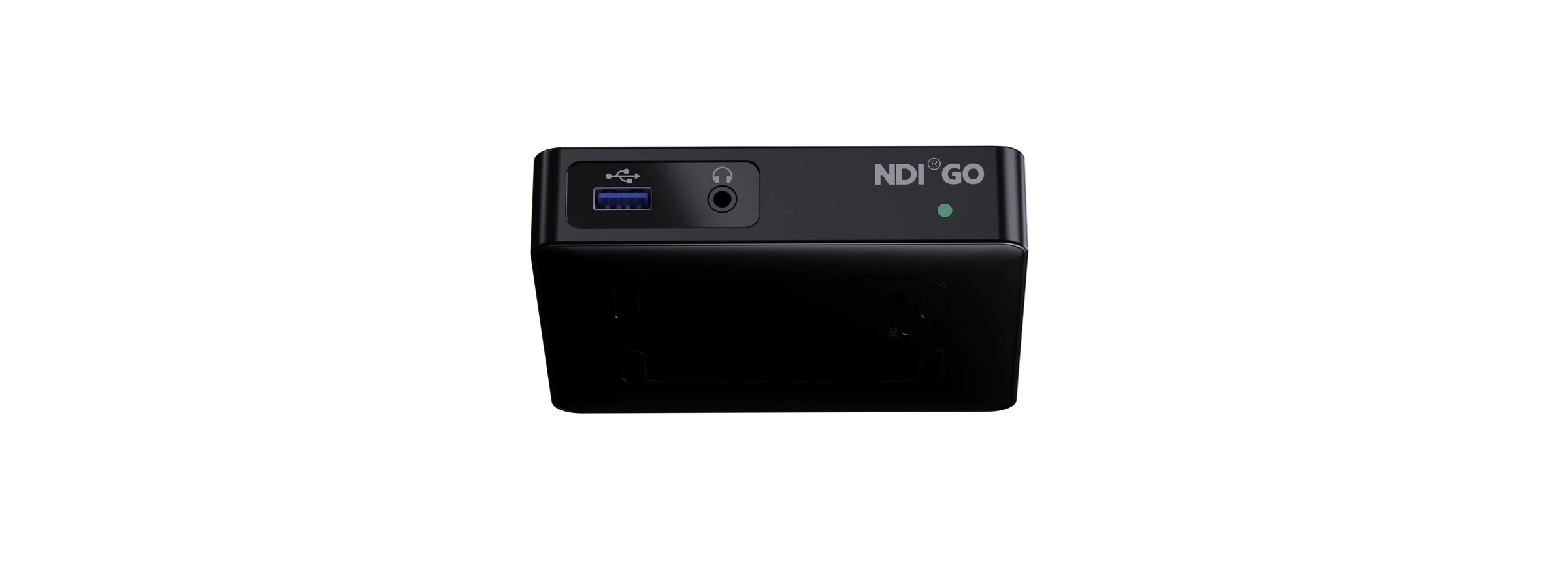 NDI Go compact 4K HDMI NDI decoder, front view