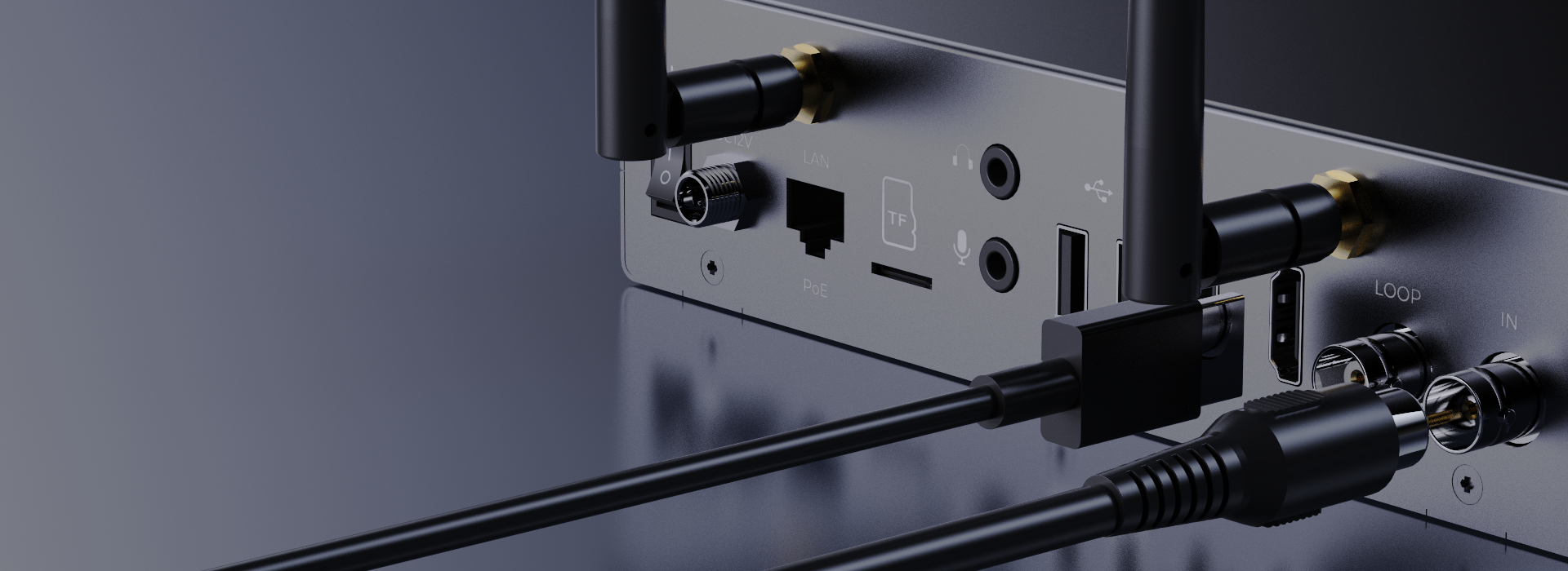 C6 HDMI and SDI inputs connected
